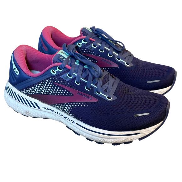 Brooks Adrenaline GTS 22 Stability Running Walking Shoe Purple Women’s Size 9.5B - Picture 1 of 11